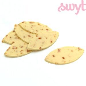 Nougatblaadjes wit