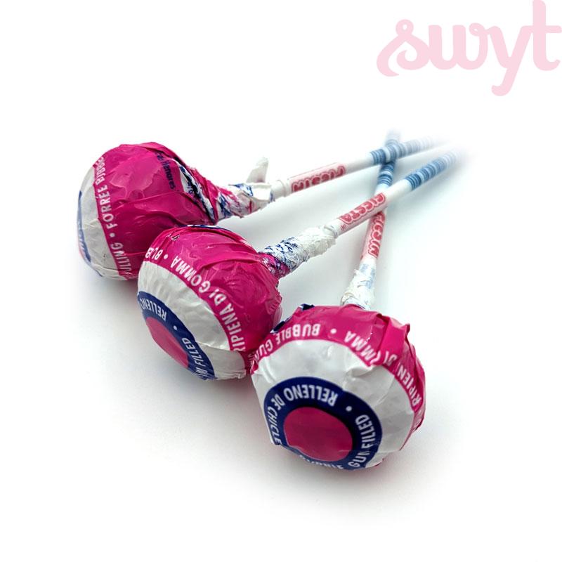 Lolly kauwgom aarbei 100 stuks