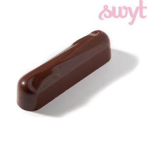 Pure chocolade bonbon met mokka vulling